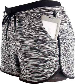 Women's 2 in 1 Active Athletic Shorts with Pockets