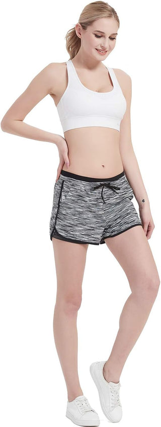Women's 2 in 1 Active Athletic Shorts with Pockets